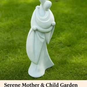 🌿 Mother & Child Garden Statue – Resin, Weather-Resistant