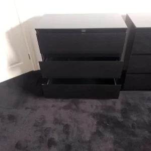 Wardrobes and drawers gloss black - Image 2
