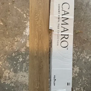 Luxury vinyl floor tiles