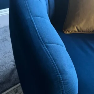 Blue Velvet Chair - Image 6