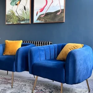 Blue Velvet Chair