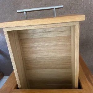 Solid oak desk - Image 5