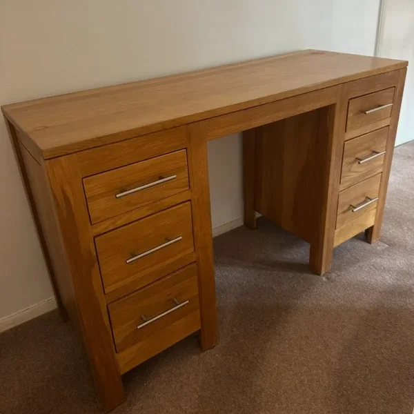 Solid oak desk