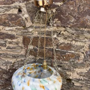 2 x antique ceiling lights - Image 3