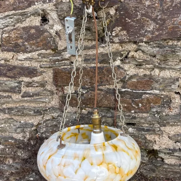 2 x antique ceiling lights