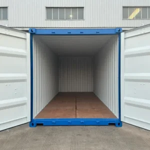 20ft One-Trip Shipping Container - Gentian Blue RAL5010 - Image 2
