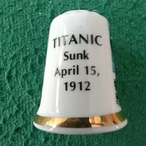THIMBLE WITH TITANIC SINKING DATE ENGRAVING - Image 3