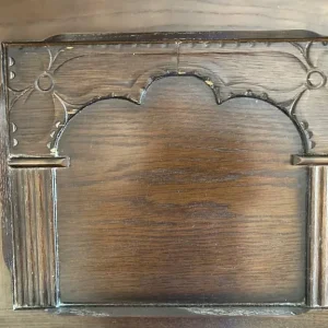 Dark wood bureau - Image 4