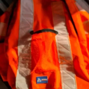 Orange bodyguard work backpack