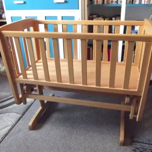 Solid Wood Babies Cot - Image 2