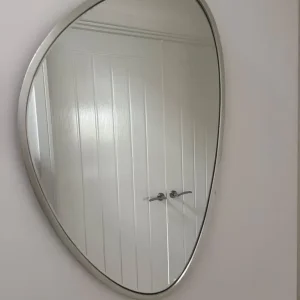 Silver Pebble Mirror