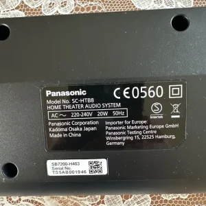 Panasonic Home Theatre Sound Bar - Image 3