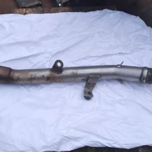 Motorcycle exhaust brake lever mirrors