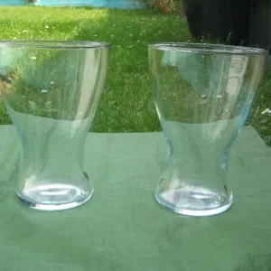 Asa Gray Crystal Vases