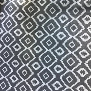 John Lewis grey and white cotton curtains - Image 2