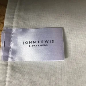 John Lewis grey and white cotton curtains - Image 3