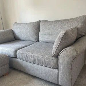 Grey 4 seater sofa - Image 3