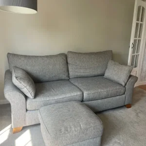 Grey 4 seater sofa