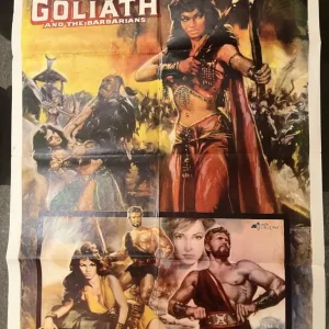 Original Goliath and the Barbarians 1959 poster