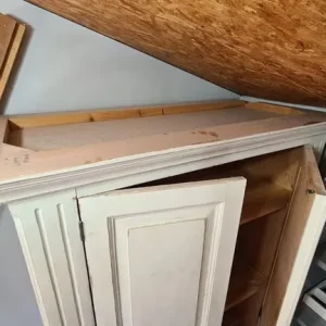 Rustic Wardrobe Cabinet - Image 2