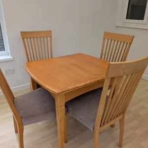 Kitchen table and two chairs