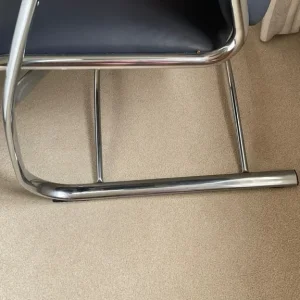 Pledge Key full back chrome frame cantilever chair - Image 5