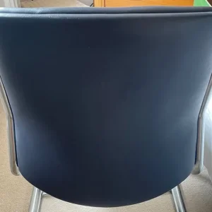Pledge Key full back chrome frame cantilever chair - Image 6