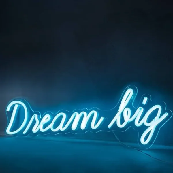 Blue Neon Sign