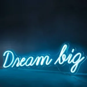 Blue Neon Sign