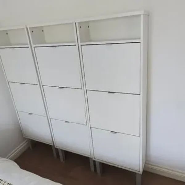 Upright shoe storage 3 units