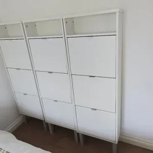 Upright shoe storage 3 units