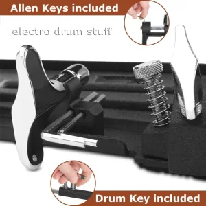 XDRUM Double Chain Twin Bass Drum Kick Pedals Set with All Accessories - Image 2