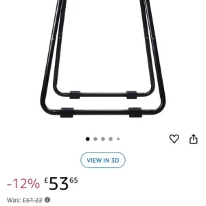 Amazon Basics Dip Fitness Bar – 87 x 80 x 97 cm, Black - Image 6