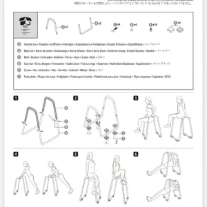 Amazon Basics Dip Fitness Bar – 87 x 80 x 97 cm, Black - Image 7