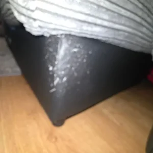 Grey and black corner sofa - Image 2