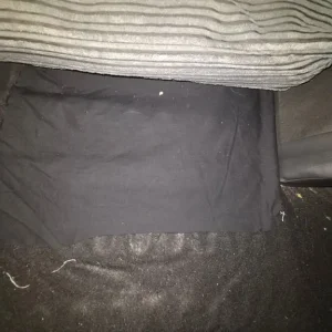 Grey and black corner sofa - Image 3