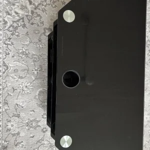 Black Glass TV Stand - Image 2