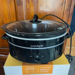 Crock-Pot Slow Cooker 6.5L ceramic with removable bowl, works perfectly - Image 3