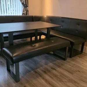 Table and corner bench set