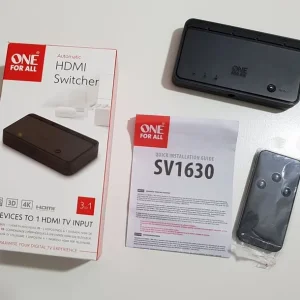 HDMI Switch (3 port) with remote 1630 model - Image 2