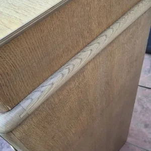 Floral mid-century modern chest of drawers with magnolia transfer - Image 8