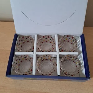 Six Glass Tealight Holders - Image 3