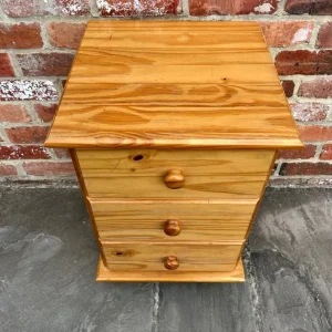 Solid Pine Bedside Table - Image 2