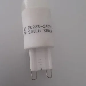 Two modern ceiling lights with chrome glass shades - Image 5