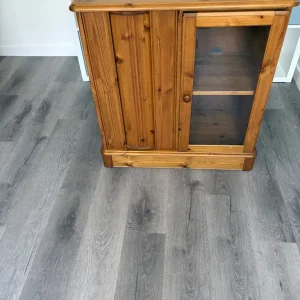 Oak Cabinet with Rotating Door - Image 3