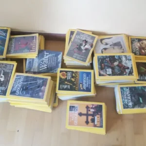 National Geographic magazines