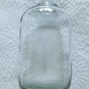 Vintage Demijohn Large Clear Glass 5 Litre Bell Jar with Handles - Image 4
