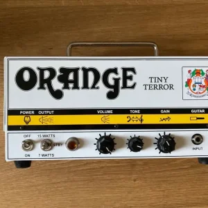 Orange Tiny Terror 15 watt valve head