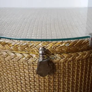 Sirrom Loom Laundry Basket with Glass Lid - Image 2