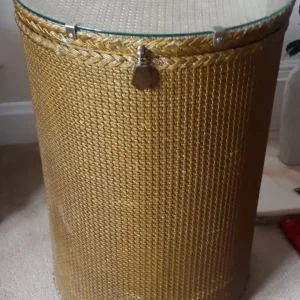 Sirrom Loom Laundry Basket with Glass Lid